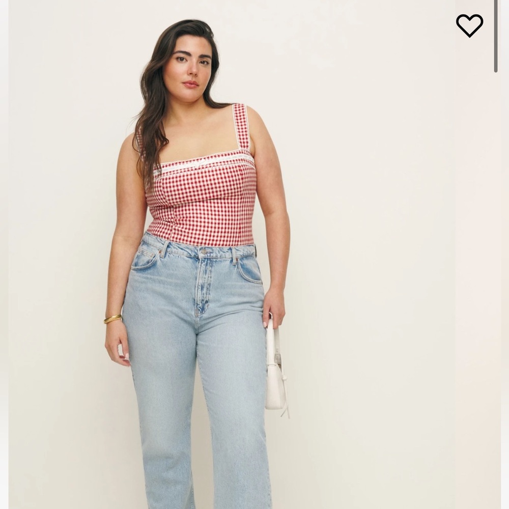 Reformation Eloise linen top